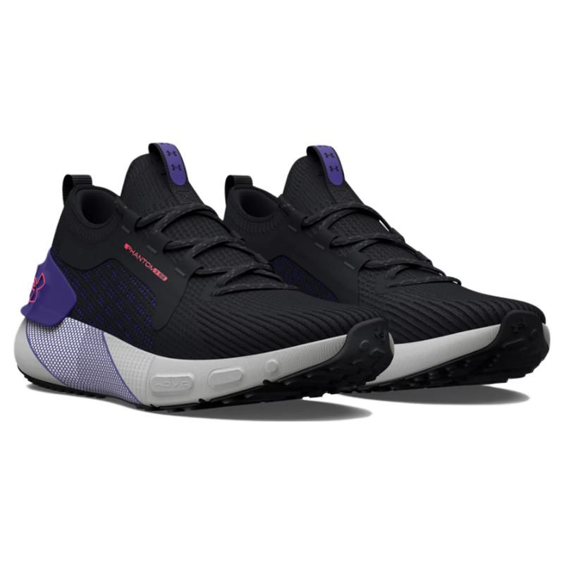 Under Armour HOVR Phantom 3 SE Black Electric Purple Men Sneakers Beta 3026582-002