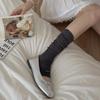Lolita Leg Warmers Women Cotton Thin Breathable Knee Socks Stocking Knitted Foot Cover Jk Girl Leg Warmer Solid Color Long Socks
