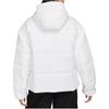 Nike Giacca con cappuccio larga Therma-Fit Stampa a lettere Cerniera Manica lunga Cappotto Giacche da donna Bianco FB7672-100