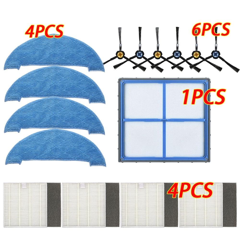Robot Vacuum Cleaner HEPA Filter Side Brush Mop for Ilife V8 V8s X750 A7 X800 X785 V80 Robotic Vacuum Cleaner Parts Accessories