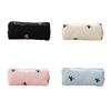 High Capacity Pencil Case Bowknot Print Pen Pouches Pencil Organizers Storage Bag Travel Cosmetic Bag for Women Student
