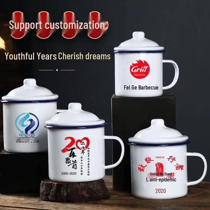 OLOEY Retro Enamel Mug