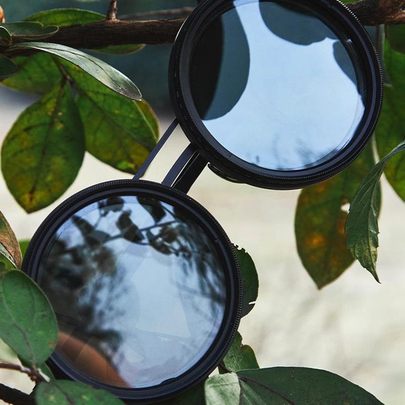 Polarized Glasses ND Filter Women Men Trendy Eyewear 1-9 Gears Adjustable Sunglasses Designer Glasses Handcrafted Retro Glasses