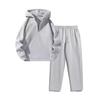 Women's 2-Piece Casual Half-Zip Sweatshirt & Wide-Leg Pants Set