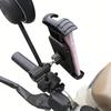 Bicycle Phone Clip Rearview Mirror Motorcycle Holder Rotating Knob Locking Mechanism Stability Enhancement Riding NavigationTool