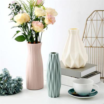 Kunststoff Blume Moderne Vase Dekoration Hause Nordic Stil Vase Nachahmung Keramik Blumentopf Dekoration Vasen für Blumen