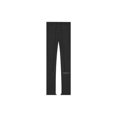 Fear of God Essentials SS21 Track Pants With Logo Unisex Bottoms Black FOG-SS21-630