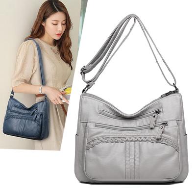 Multi-compartment Simple All-match Middle-aged and Elderly Mother's Large-capacity Casual Shoulder Crossbody Bag