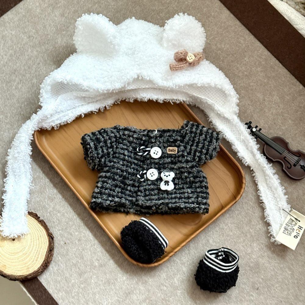 Multiple Styles Doll Clothes Hand-made Plush Doll Clothes Plush Doll Dressing  20cm Cotton Doll