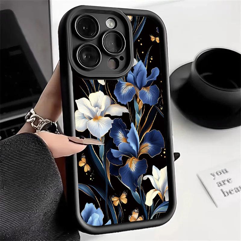 

Retro Flower Phone Case For Realme Note 60 60X 50 GT Neo6 SE /GT 6T V60S V50S V50 Case Shockproof Silicone Soft Protect Cover Realme V60S 5G