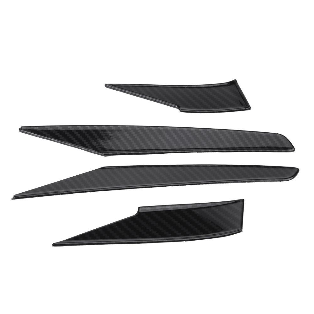 Rearview Mirror Mouldings Strips Cover Trim for Hyundai Encino Kona 17 20 SUV Carbon Fiber