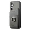 Wallet Double Button Magnet Leather RFID Card Case for Samsung Galaxy A56 A36 A26 A16 A06 A07 A57 A 16 56 A17 5G Flip Back Cover