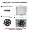 Evrensel 8 Sıralı Alüminyum Şanzıman Radyatörü Yağ Soğutma + 10 İnç 12V Araba Klima Elektronik İnce Fan Soğutma Kiti