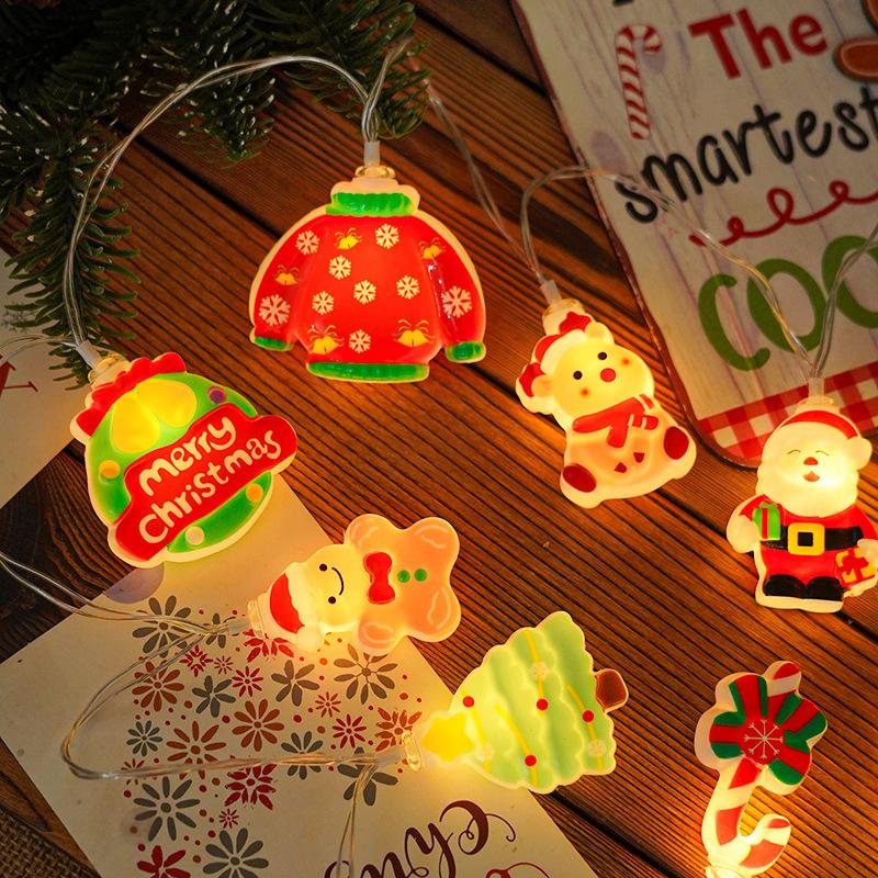 Cute Christmas LED String Lights – Suitable for Christmas Trees, Home Decor, and Parties.
