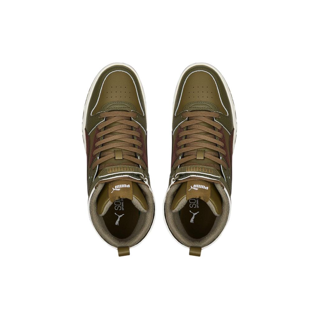 Puma Rbd Game Casual High-Top Sneakers Men Sneakers Olive-Green 387604-01
