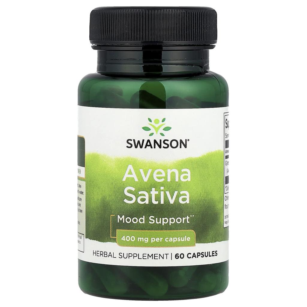 Avena Sativa, 400Mg, 60 Capsules