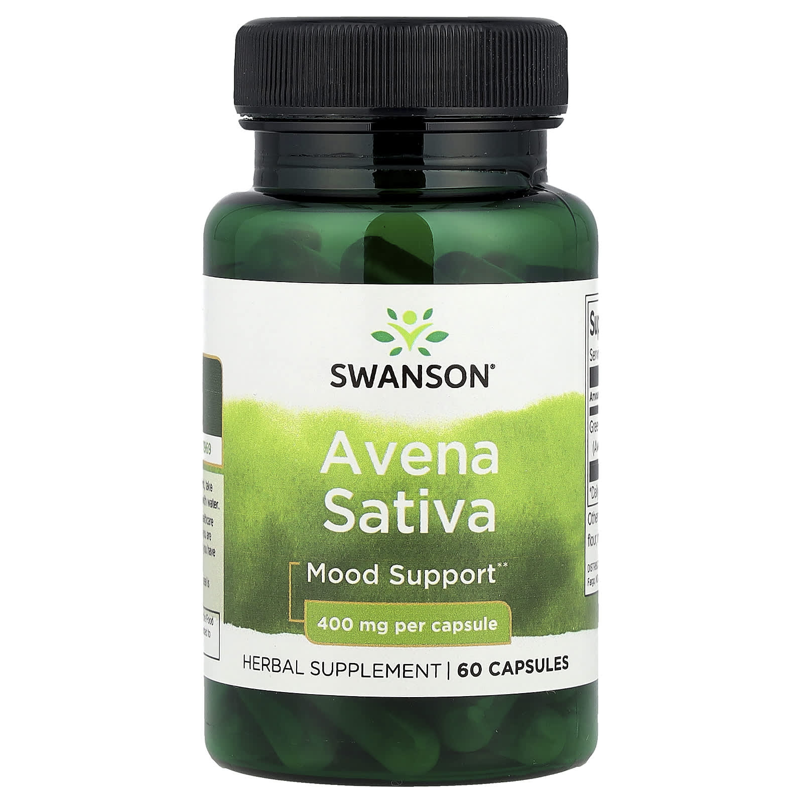 

Avena Sativa, 400Mg, 60 Capsules