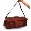 Genuine Leather Large Strong Duffle Travel Gym Weekend Overnight Bag New Men's