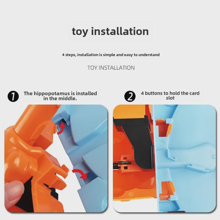 Cross-Border Hippo Bead Game: Interactive Hungry Hippo Educational Toy for Kids