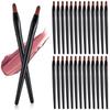 Frcolor Einweg-Lippenpinsel, 100er-Pack, Multifunktionale Make-up-Pinsel, Schwarz, Synthetische Fasern, Kunststoff, für Lipgloss, Lippenstift, Lidschatten,