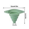Mini Foldable Funnel Silicone Collapsibled Portable Funnels For Fuel Hoppers Beer Oil Kitchen Accessories Tools Items