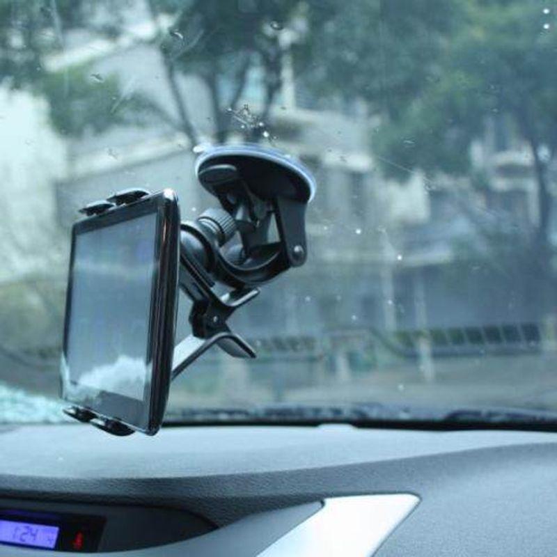 Rearview Mirror Dash Cam Mobile Phone Gps Navigator Suction Cup Clip-On Car Mount