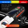 Super Bright Solar-Powered Front Bicycle Headlight for Night Riding