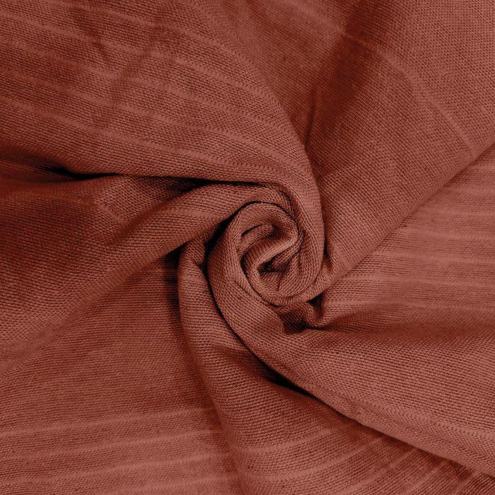 Housse de coussin 40x40 cm ADELE brique, par Soleil d'Ocre