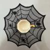 Polyester Spider Web Table Mat 30cm Halloween Placemats Decorative Cup Plate Mats  for Home