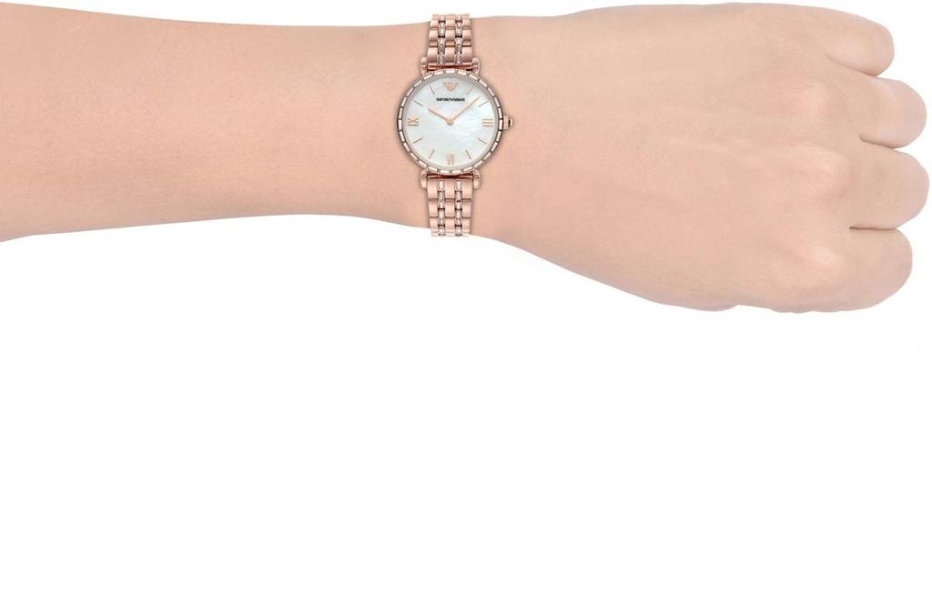 Emporio Armani AR11294 Officially Pink Gold Women's Watch, Imported,