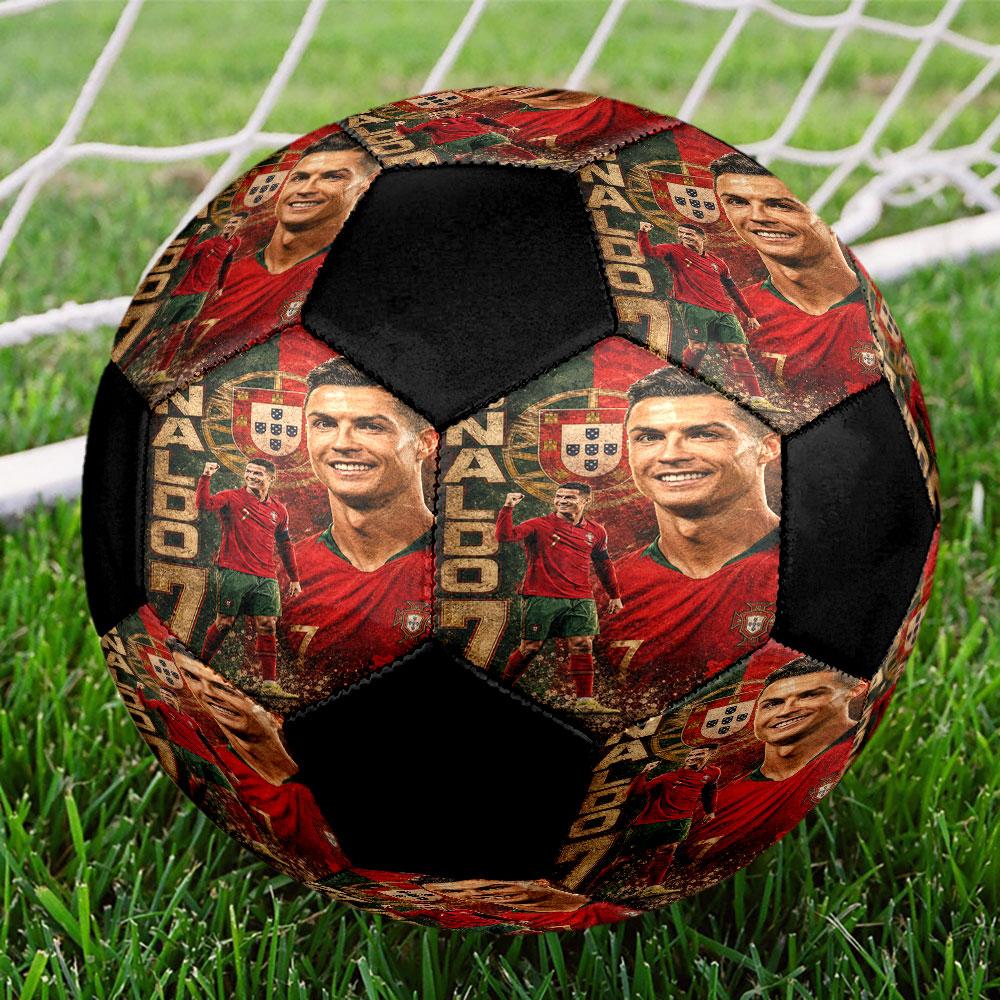 Size 5 Printed Football Resistant Outdoor Training Soccer Ball