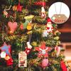 Newest 400-100PCS Christmas Ball Strings Christmas Pendant Holder 20cm Colorful Christmas Ropes Christmas Festival Decorations