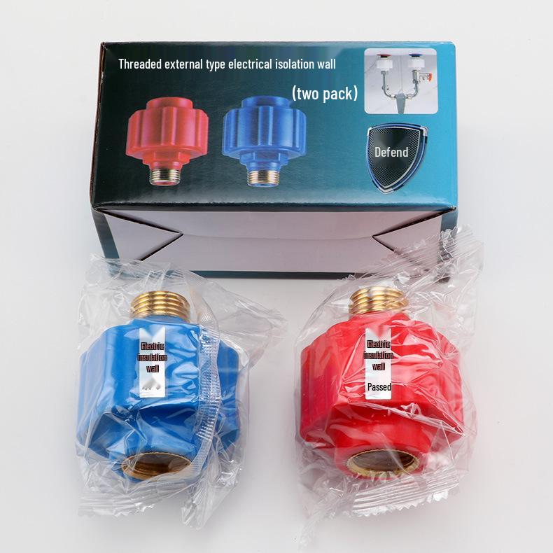 Universal Electric Water Heater Firewall with Anti-Leakage Isolation Brass Fittings