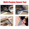 1pcs 7Inch Triangle Ruler Measurement Tool Aluminium Alloy Carpenter Tools Inch Metric Angle Ruler Square Woodworking Tools New