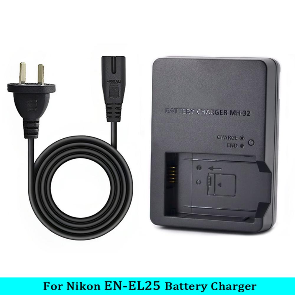 MH-32 MH32 Charger Camera for Nikon EN-EL25 ENEL25 EL25 Battery Nikon Z50 ZFC Z30 Z50II Micro Single Camera