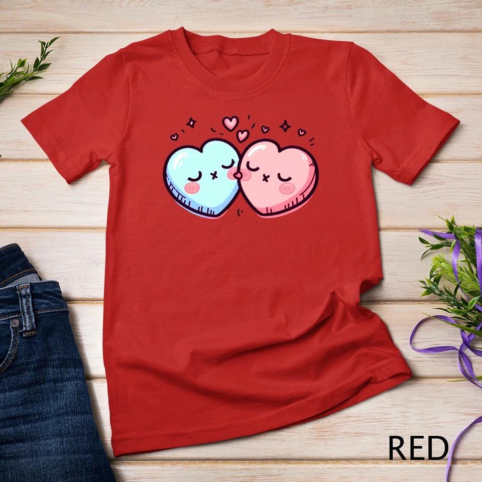 Love is Sweet A Cute Valentine s Day Design Funny T-Shirt Unisex T-shirt 10 S