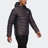 Adidas Down Jackets Men's Black Hooded Moderate Quilted Down Jacket CV6813