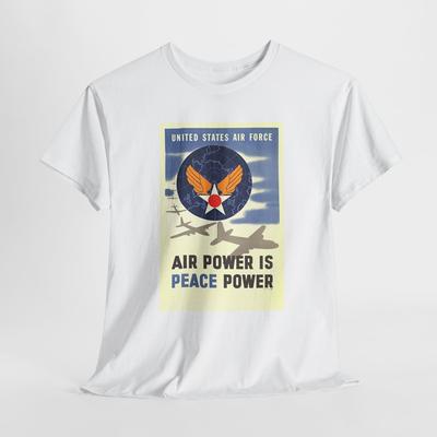 T-shirt Vintage Aeronautica Militare Top Tee, Maglietta Militare USA, T-shirt Grafica Patriottica, Retro Air