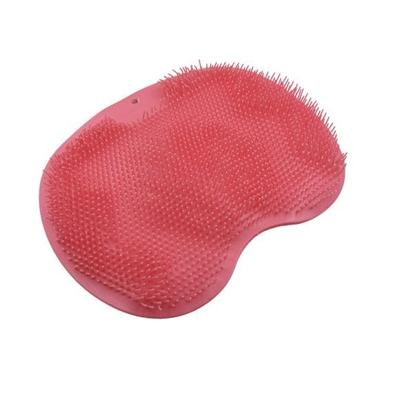 Foot Scrubber Mat – Silicone Anti-Slip Exfoliating Shower Foot Cleaning Mat with Suction Cups – Multicolor Foot Massage Pad & Dead Skin Remover fo