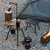 Adjustable Barbecue Desk Folding Table Portable Aluminum Alloys Folding Chair Outdoor Camping Desk Easy to Carry