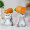 Easter Decorations - Creative and Adorable Little Rabbit Holding Carrot Set - Home Party Table Decoration