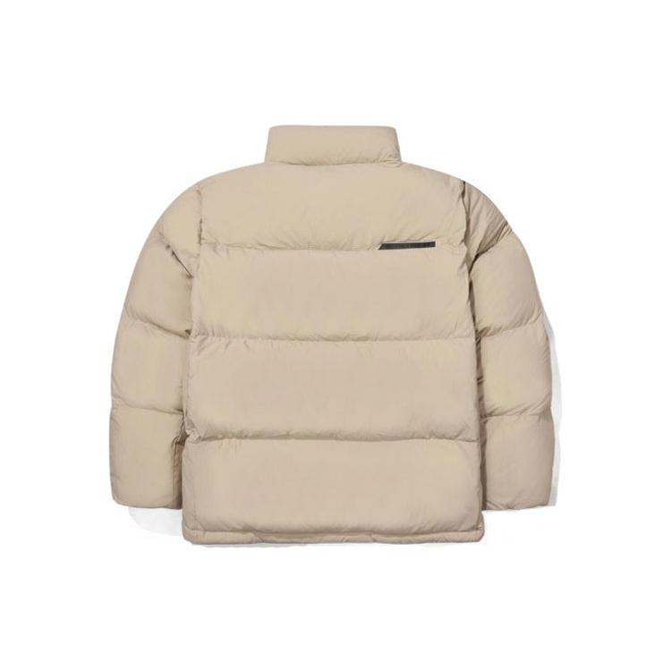 FILA Down Jackets Unisex Beige Stand Collar Moderate FS2DJE4101X-BEG