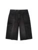 BUCKAROO Knee-Length Cargo Denim Shorts Black