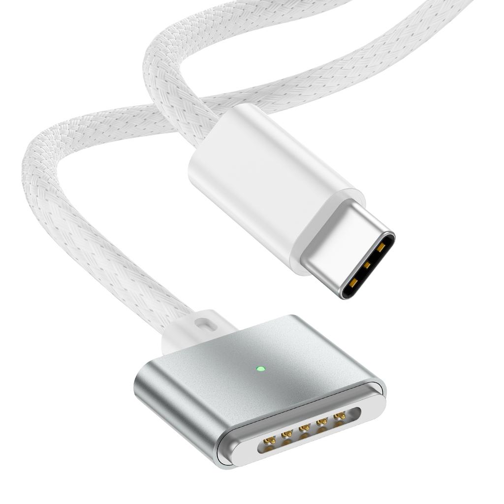 USB Typ C Für Magsafe 3 Magnetisches Ladekabel Laptop-Ladekabel Konverter PD 140W für MacBook Air/Pro A2442 A2485 A2681