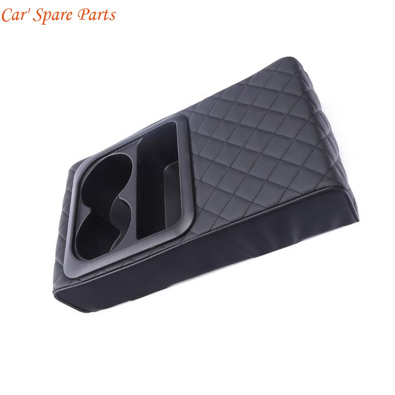 Y4UA Versatile Car Armrest Mat Leather Armrest Heightening Pad Armrest Mat Offers Additional Storage & Comfort for Vehicle