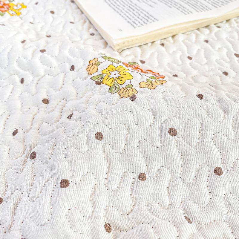 New Cotton Bed Cover Retro Lace Cotton Bed Cover Set of Three