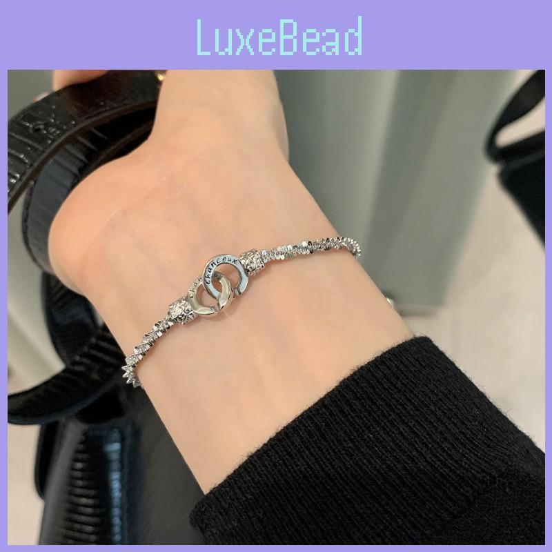 Ring Double Sophisticated Alloy Bracelet For Women Distinctive Style Accessories