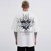 American High Street Dark Streetwear Brand Design Sense Abstract English Letter Printed Shortsleeved Tshirt For Men