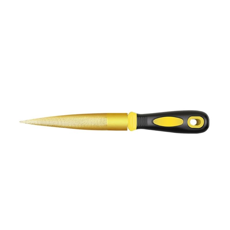 Ergonomic Handle Wood File Woodworking Carving Tapered Rasp for Comfortable Use in Home Craft Projects and Wood Shaping