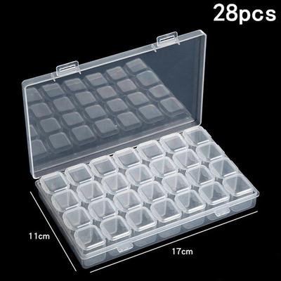 Diamond Embroidery Painting Tool 28 Slots Diamond Painting Tool Box Embroidery Case